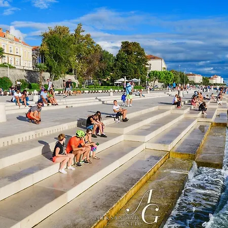 Holiday Apartment Zadar - With Summer Balcony And Parking Exterior photo